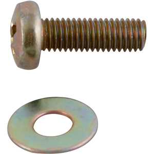 Parafuso com arruela para suporte de TV, M8 x 25 mm, VONDER