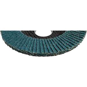 Flap-disc, disco de desbaste/acabamento, 4.1/2" - 115 mm, cônico, grão 40, VONDER