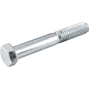 Parafuso sextavado zincado 7/16" x 3", UNC, rosca parcial, VONDER