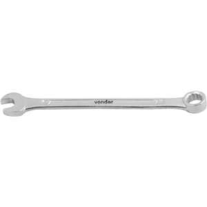 Chave combinada 7 mm, aço cromo vanádio, reta, VONDER