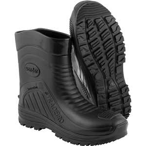Bota de PVC preta, cano médio, sem forro, 41, Stradeiro, VONDER