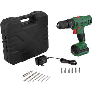Parafusadeira/furadeira de impacto a bateria, 12 V, fonte bivolt automática, PFD 120I DWT