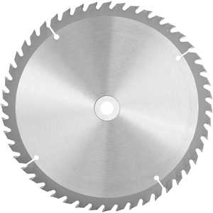 Lâmina de serra circular com dentes de metal duro/vídea, 250 mm x 30 mm, 48 dentes, VONDER