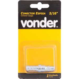 Conector/racord de 1/4", com espiga de 5/16", VONDER
