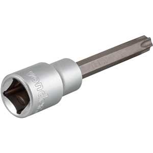Soquete hexalobular macho longo, encaixe de 1/2", T50, VONDER