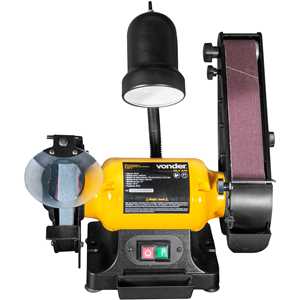 Motoesmeril e lixadeira de cinta, 2 em 1, 370 W, MLV 370 127 V~, VONDER