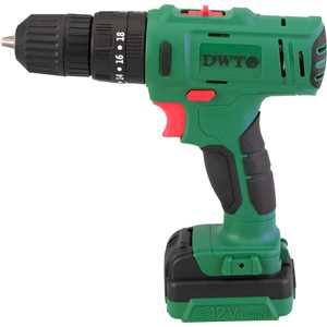 Parafusadeira/furadeira de impacto a bateria, 12 V, fonte bivolt automática, PFD 120I DWT