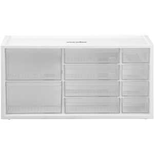 Organizador plástico com 10 gavetas, OPV 0378, VONDER