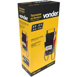Testador de baterias, TBV 1000, VONDER