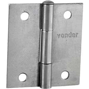 Dobradiça para porta 1.1/2", em ferro polido, VONDER