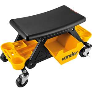 Banqueta plástica para detalhador automotivo e mecânico, BDM 360 VONDER