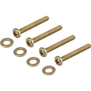 Parafuso com arruela para suporte de TV, M4 x 30 mm, VONDER