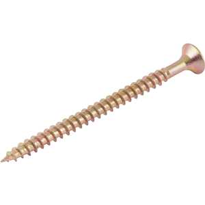 Parafuso madeira chipboard, cabeça chata, fenda cruzada/pozidrive, 5,0 mm x 70,0 mm, VONDER
