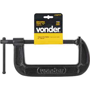 Grampo sargento (tipo C), 6", VONDER