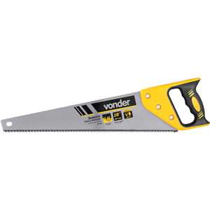 Serrote 18", aço carbono, tripla afiação, cabo plástico emborrachado, SE 180, VONDER