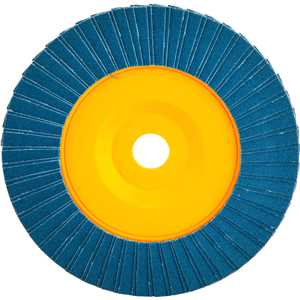 Flap-disc, disco de desbaste/acabamento, 7" - 180 mm, reto, grão 120, VONDER