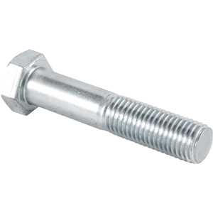 Parafuso sextavado zincado 1" x 5.1/2", UNC, rosca parcial, VONDER