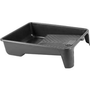 Bandeja plástica para pintura, preta, para rolos de 15,0 cm, VONDER