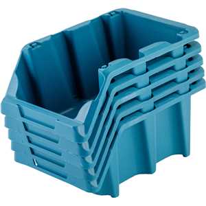 Estante metálica, com gaveteiros modelo prático azul, 27/5 VONDER