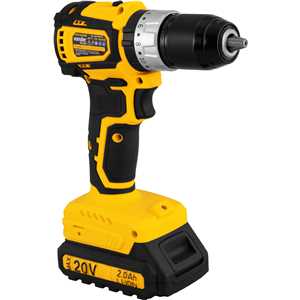 Parafusadeira/furadeira de impacto a bateria, 20 V, fonte de carregamento bivolt automática, PFV 212CIB VONDER PLUS