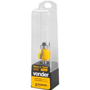 Fresa com dentes de metal duro, quebra-canto com rolamento, 18,0 mm VONDER