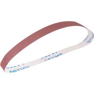 Cinta de lixa 15,0 mm x 454,0 mm, G 180, embalagem com 5 peças, VONDER