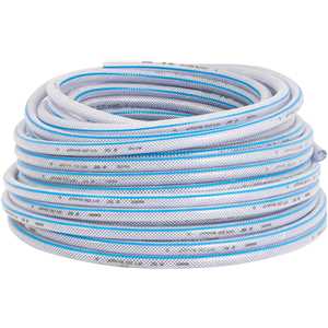 Mangueira PVC cristal trançada, VPT, 250 libras,  1/4" VONDER