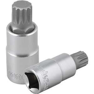 Soquete multidentado, curto, com encaixe de 1/2", M14, VONDER