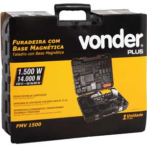 Furadeira com base magnética, 1.500 W, 220 V~, FMV 1500 VONDER PLUS