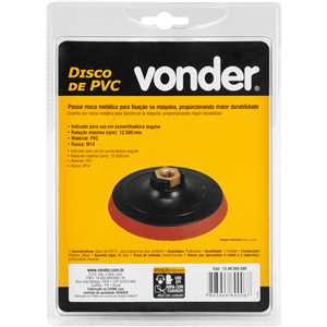 Disco de PVC 5" com sistema fixa fácil VONDER