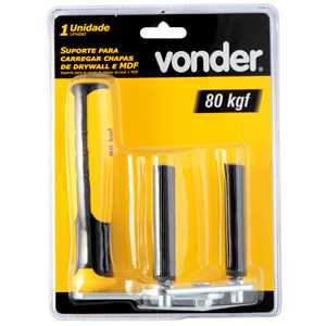 Suporte para carregar chapas de drywall e MDF, VONDER