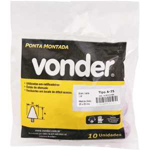 Ponta montada A-25 haste 1/4" VONDER