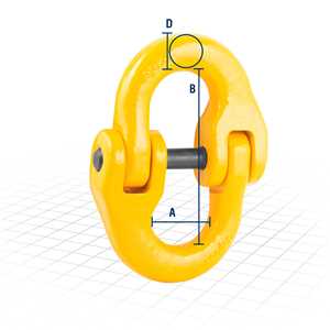 Elo de ligação para corrente 20 mm, 12,5 toneladas, VONDER PLUS