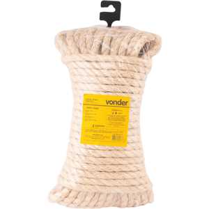 Corda de sisal 12 mm x 15 m, 3 pernas, VONDER