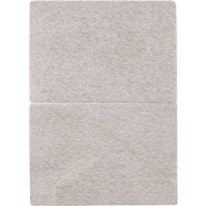 Feltro autoadesivo bege, retangular, 95 mm x 68 mm, VONDER