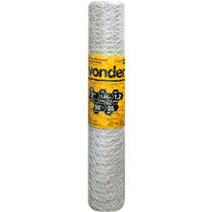 Tela metálica hexagonal, galinheiro, malha 2", 18 BWG x 1,2 m, com 50 m,  VONDER