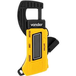 Medidor digital de espessura, 0 a 12,7 mm, VONDER