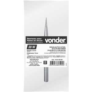 Ponteira cônica para Ferro de Solda, 30 W, FSV 0030 VONDER