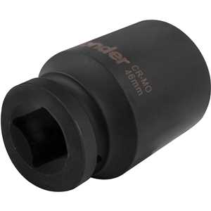 Soquete sextavado longo de impacto, 46 mm, encaixe de 1", VONDER