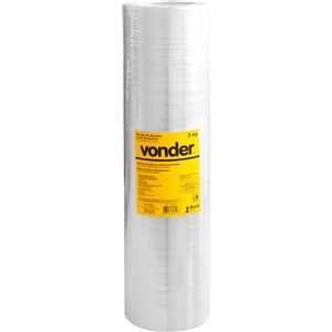 Filme stretch 500 mm x 260 m, 25 micra, rolo com aproximadamente 3,0 kg, VONDER