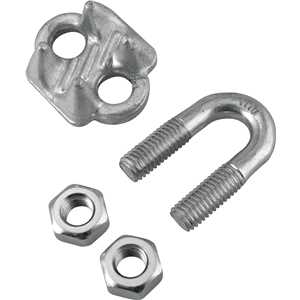 Clips para cabo de aço 1/2" - 12,70 mm, pesado, VONDER PLUS