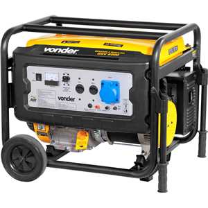 Gerador a gasolina 6.000 W, 110 V~/220 V~, GGV 6000, VONDER