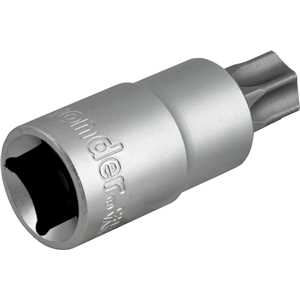 Soquete hexalobular macho T-60, encaixe 1/2", VONDER