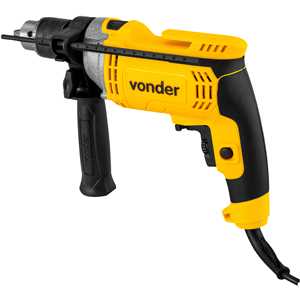 Furadeira de impacto 1/2", 710 W, 127 V~, com jogo de 9 brocas, FIV 709 VONDER