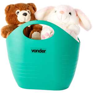 Bolsa plástica multiuso, 8,5 litros, verde, VONDER