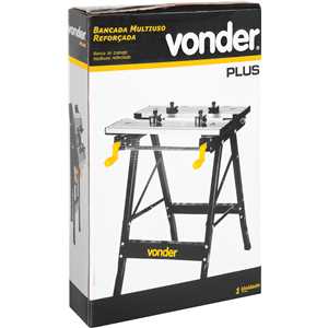 Bancada multiuso reforçada, 600 mm x 790 mm x 480 mm, VONDER PLUS
