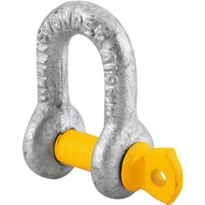 Manilha reta para cabo de aço, 3/8", VONDER PLUS