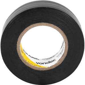 Fita isolante, 19 mm x 20 m, preta, VONDER
