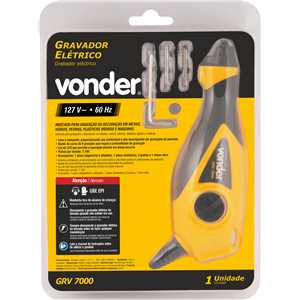 Gravador elétrico, 10 W, 127 V~, GRV 7000, VONDER
