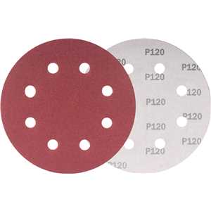 Disco de lixa com costado em pluma 180 mm, grão 120, para a lixadeira LPV 750, VONDER